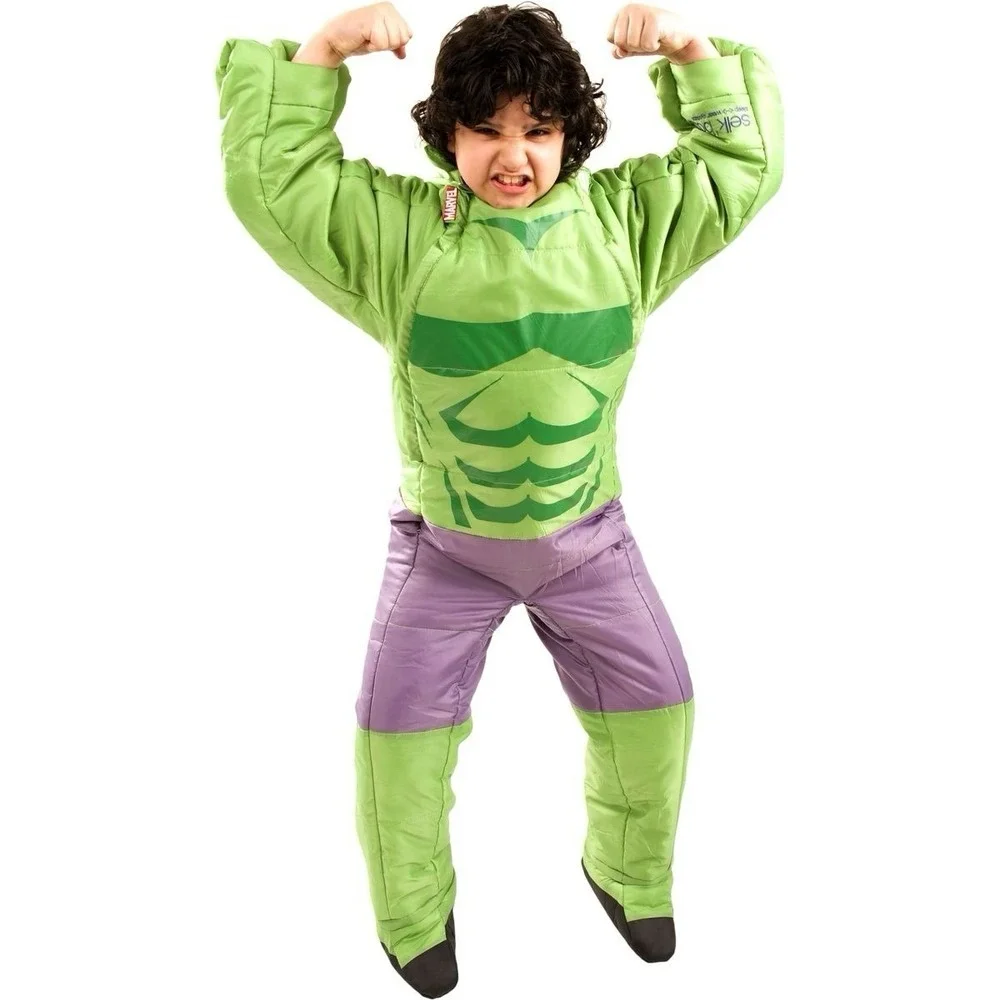 Marvel Selk'Bag Kids Hulk Wearable Sleeping Bag – Size Small (No Booties)